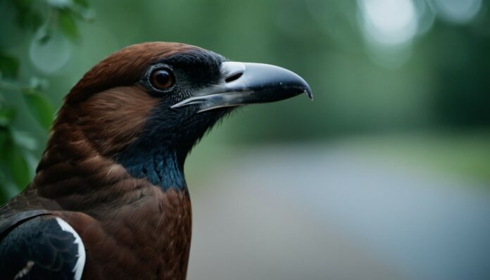 Why do birds often turn their heads in different directions?