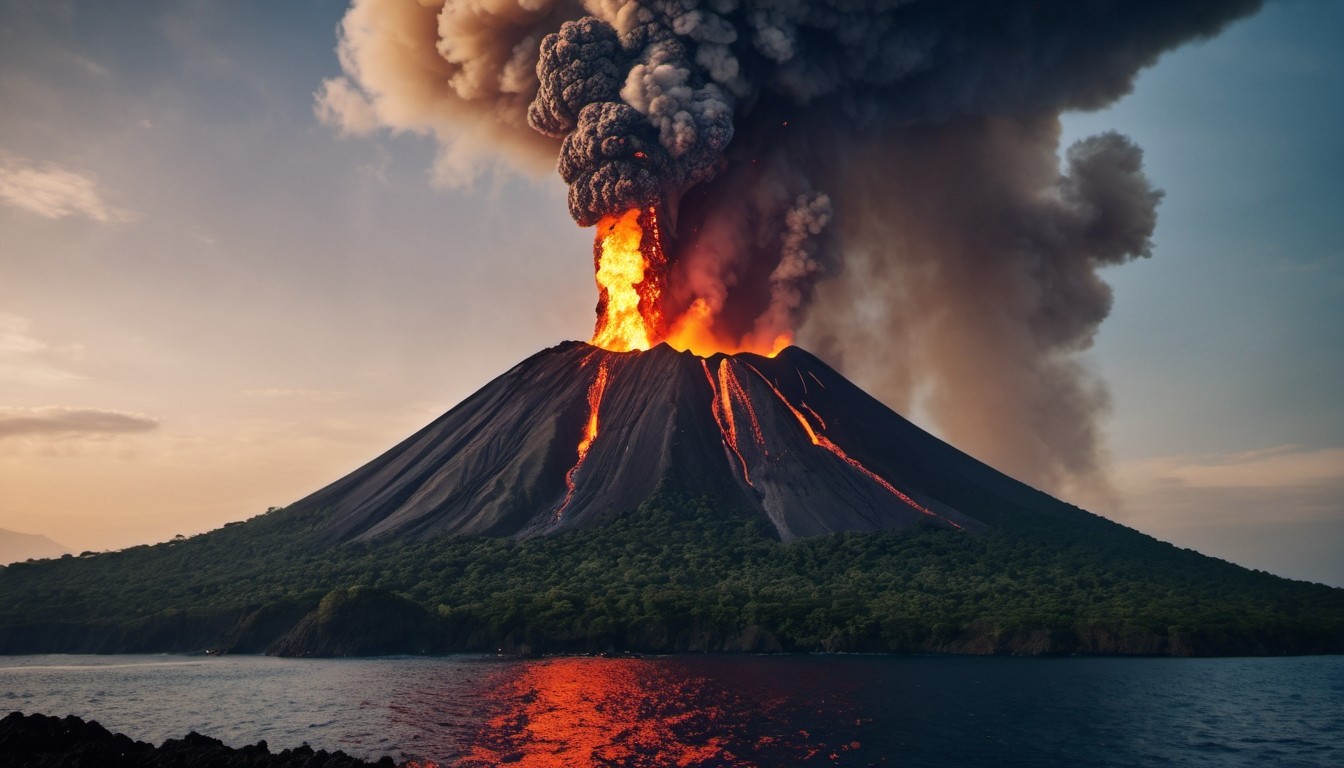 Krakatoa Volcanic Eruption