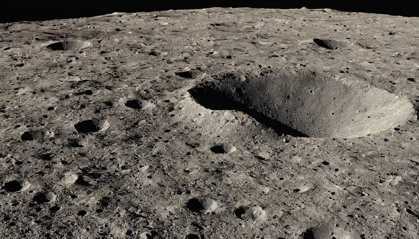 Moon surface