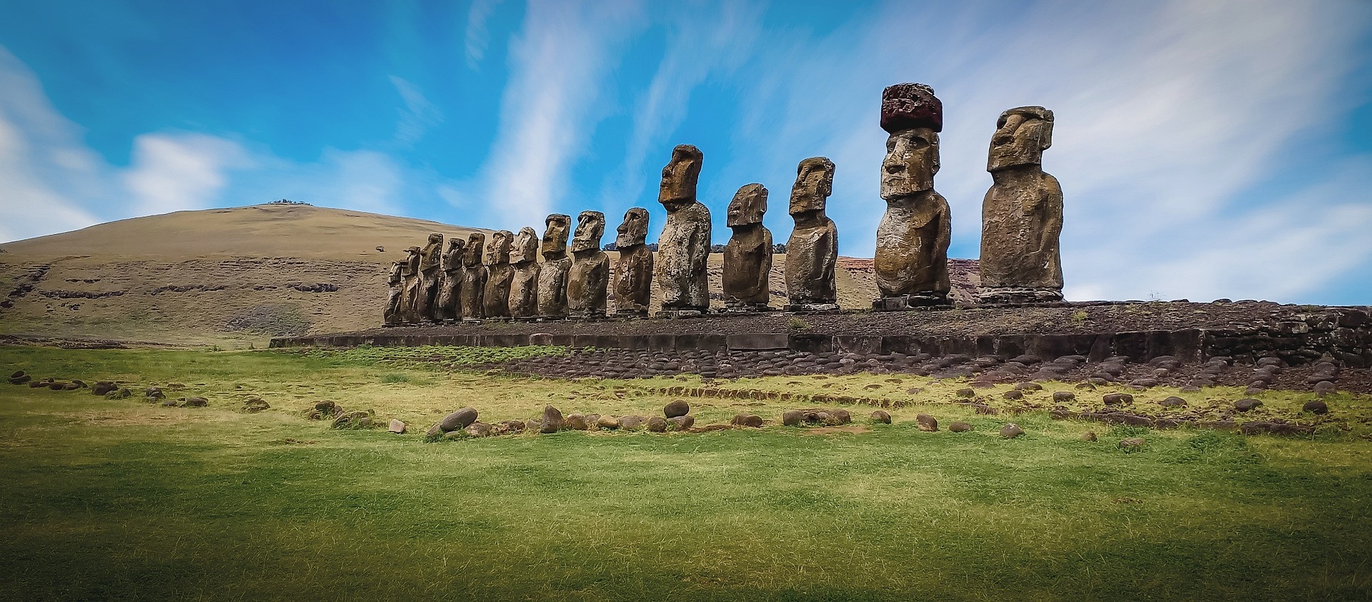 guardians of the island - stone Moai