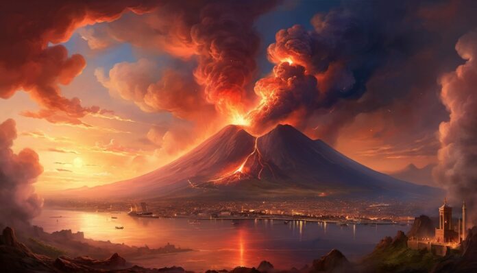 The Eruption of Mount Vesuvius, Interesting facts