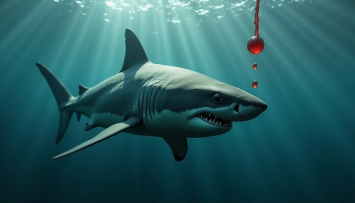 Sharks Can Smell a Drop of Blood from Several Kilometers Away